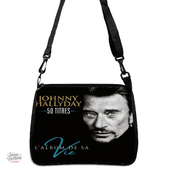 Sac à bandoulière iconique Johnny Hallyday