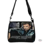 Sac à bandoulière inspiré par l'artiste Johnny Hallyday