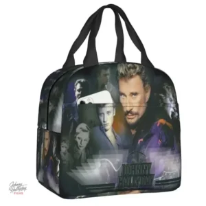 Sac à lunch isotherme Johnny Hallyday - version élégante