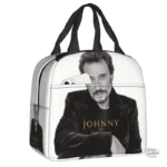 Sac à lunch Johnny Hallyday - look vintage