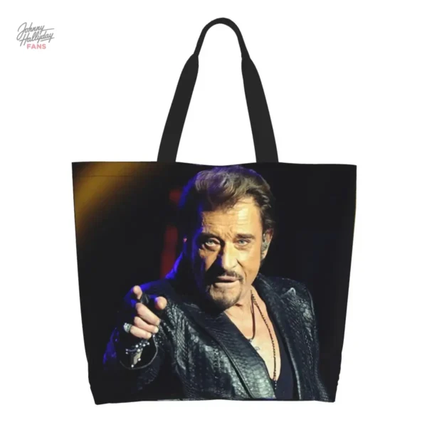 Sac fourre-tout Johnny Hallyday - Design élégant