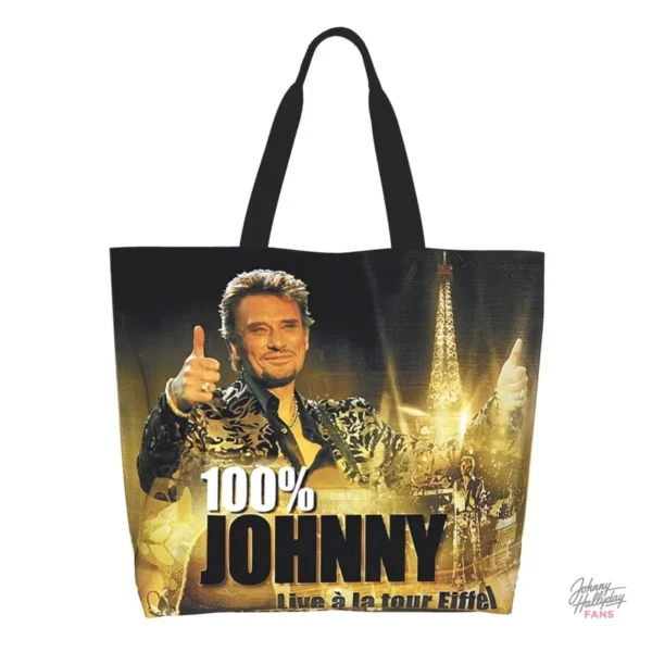 Sac fourre-tout Johnny Hallyday - Accessoire tendance