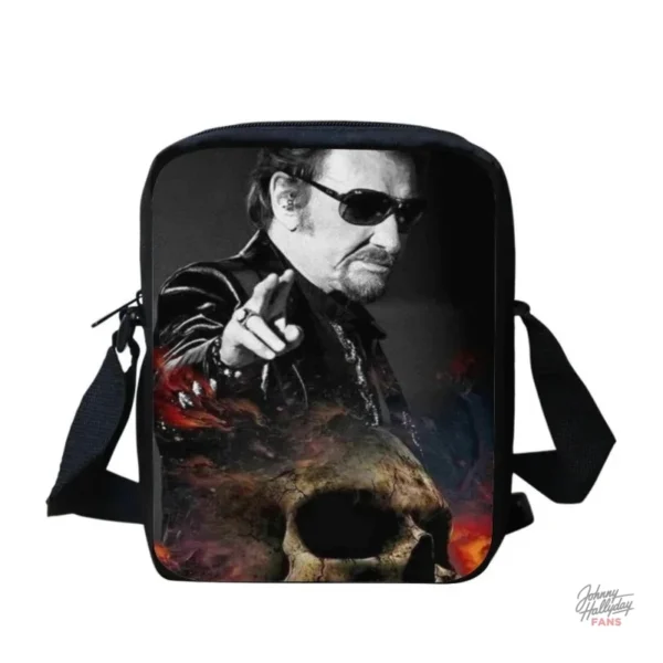 Sacoche Johnny Hallyday - modèle compact