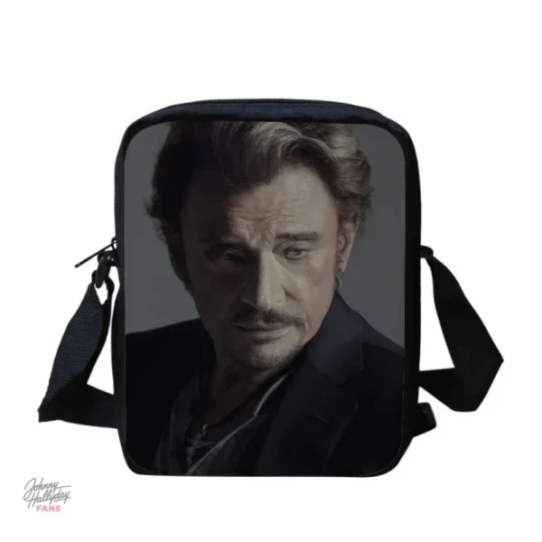 Sacoche Johnny Hallyday - coloris noir