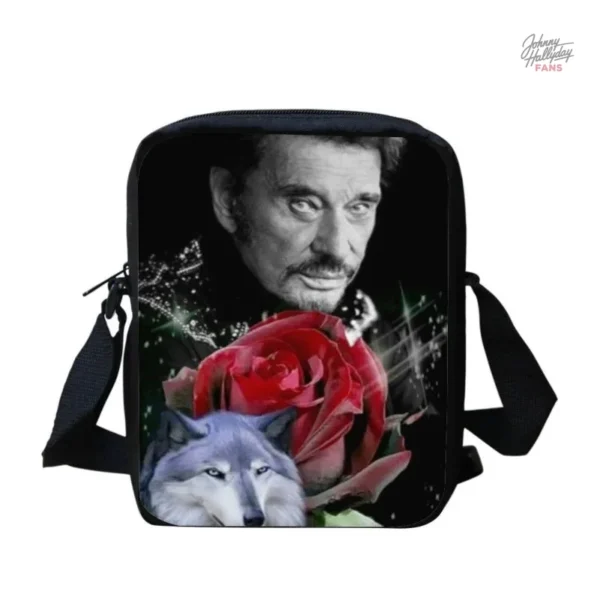 Sacoche Johnny Hallyday - modèle cuir