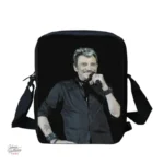 Sacoche Johnny Hallyday - motif emblématique