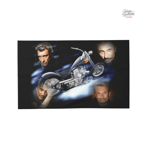 Serviettes de bain Johnny Hallyday