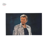 Serviette de bain Johnny Hallyday - style rock'n'roll