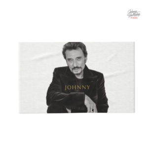 Serviette de bain Johnny Hallyday - motif unique