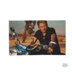 Serviette de bain Johnny Hallyday - look tendance