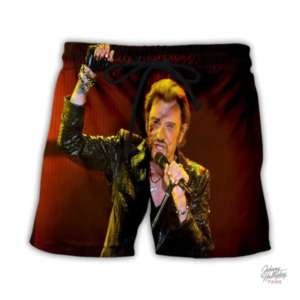 Short Johnny Hallyday - Disponible en plusieurs coloris