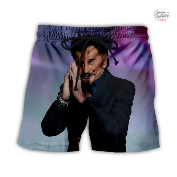 Short Johnny Hallyday - Parfait pour un look casual