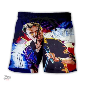 Short Johnny Hallyday - Style décontracté et moderne