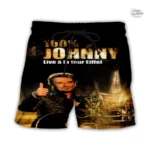Short Johnny Hallyday - Édition limitée aux couleurs vives