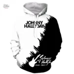 Sweat-shirt à capuche Johnny Hallyday modèle 22
