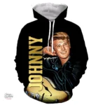 Sweat-shirt à capuche Johnny Hallyday modèle 26