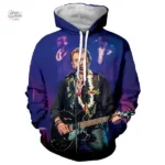 Sweat-shirt à capuche Johnny Hallyday modèle 37