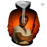 Sweat-shirt à capuche Johnny Hallyday modèle 40