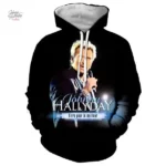 Sweat-shirt à capuche Johnny Hallyday modèle 42