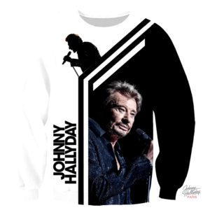 Sweat-shirt Johnny Hallyday modèle 14 en style décontracté