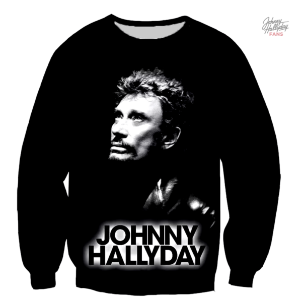 Sweat-shirt Johnny Hallyday modèle 15 en style décontracté