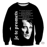 Sweat-shirt Johnny Hallyday modèle 4 en édition limitée