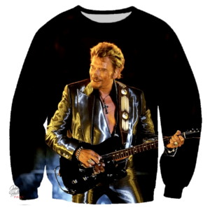 Sweat-shirt Johnny Hallyday modèle 7 en style décontracté