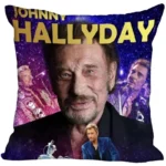 Taie d'oreiller Johnny Hallyday - Modèle 1