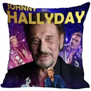 Taie d'oreiller Johnny Hallyday - Modèle 1