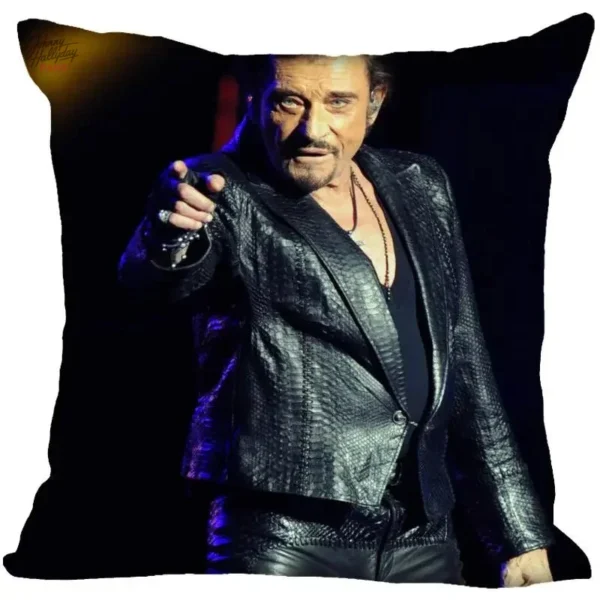 Taie d'oreiller Johnny Hallyday - Modèle 10