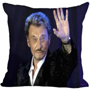 Taie d'oreiller Johnny Hallyday - Modèle 2