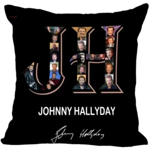 Taie d'oreiller Johnny Hallyday - Modèle 3