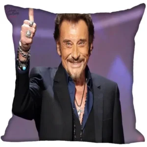Taie d'oreiller Johnny Hallyday - Modèle 4