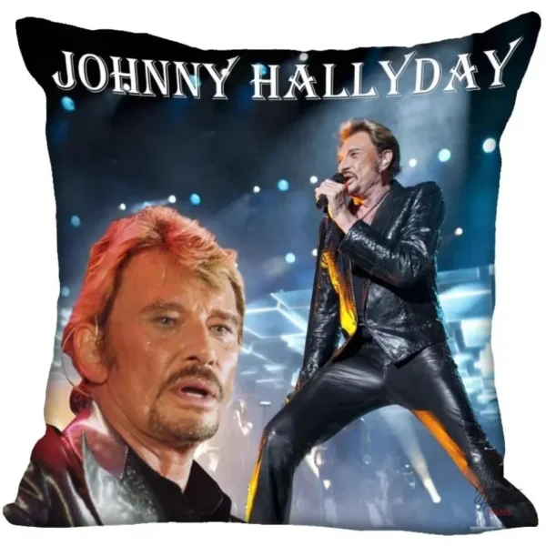 Taie d'oreiller Johnny Hallyday - Modèle 7