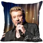 Taie d'oreiller Johnny Hallyday - Modèle 9