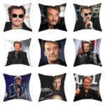 Taie d'oreiller Johnny Hallyday - 34 modèles