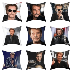 Taie d'oreiller Johnny Hallyday - 34 modèles