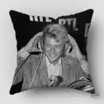 Taie d'oreiller Johnny Hallyday, hommage au rock