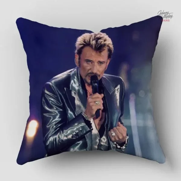 Taie d'oreiller Johnny Hallyday, modèle classique