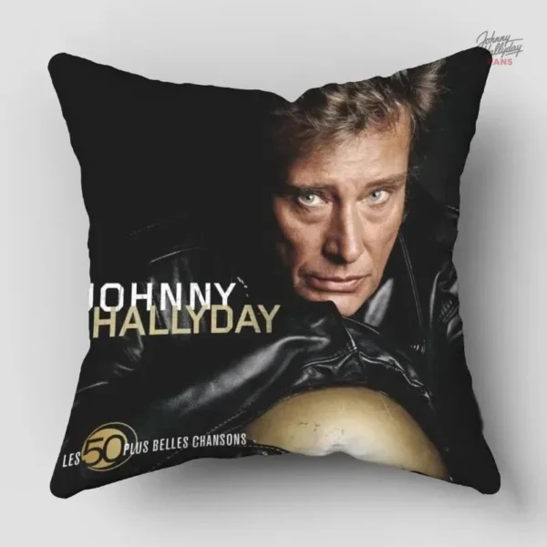 Taie d'oreiller Johnny Hallyday, collection exclusive