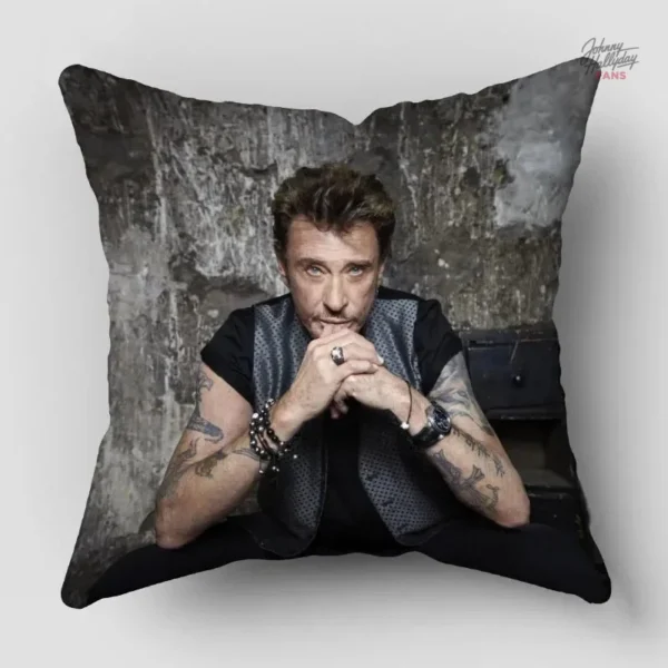 Taie d'oreiller Johnny Hallyday, confort garanti