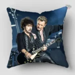 Taie d'oreiller Johnny Hallyday, motif emblématique