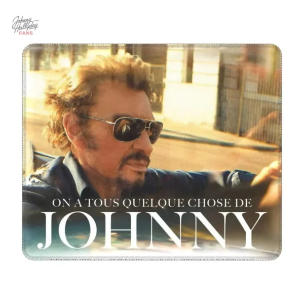 Tapis de souris Johnny Hallyday - design varié