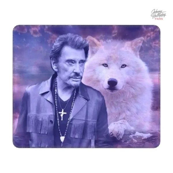 Tapis de souris Johnny Hallyday - style rock