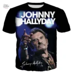 Tee-shirt Johnny Hallyday modèle 11 en édition limitée