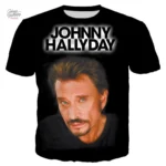 Tee-shirt Johnny Hallyday modèle 13 en édition limitée