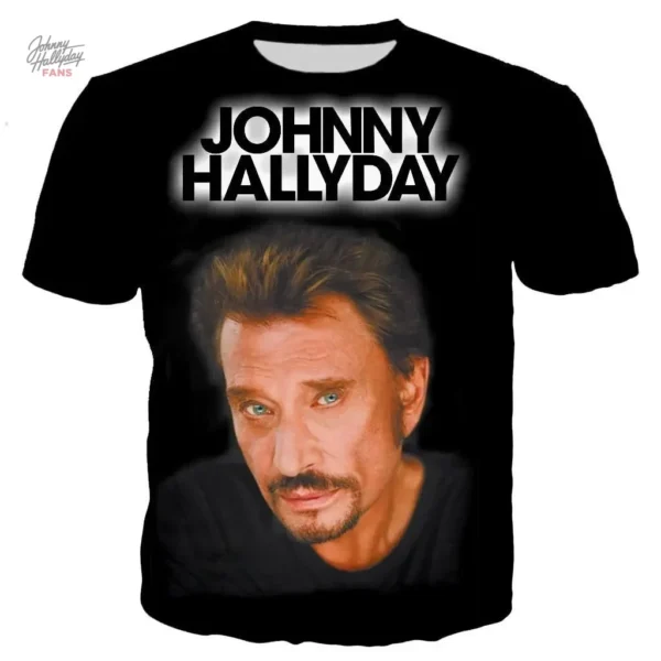 Tee-shirt Johnny Hallyday modèle 13 en édition limitée