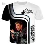 Tee-shirt Johnny Hallyday modèle 18 en édition limitée
