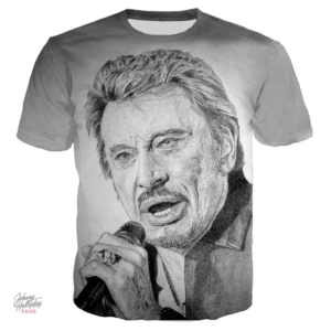 Tee-shirt Johnny Hallyday modèle 22
