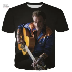 Tee-shirt Johnny Hallyday modèle 24